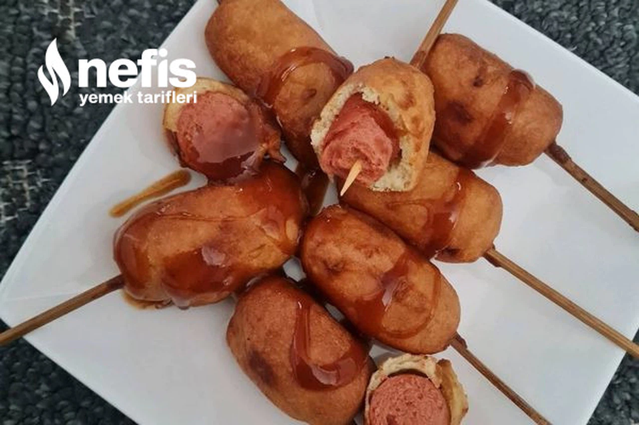 Corn Dog (Hamurlu Sosis Kaplama)