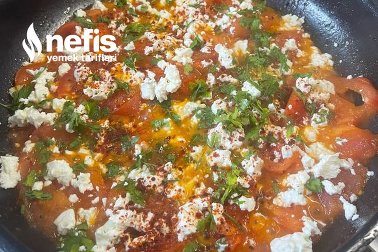 Domatesli Sarımsaklı Peynir Tava (Parmak Yedirtiyor)