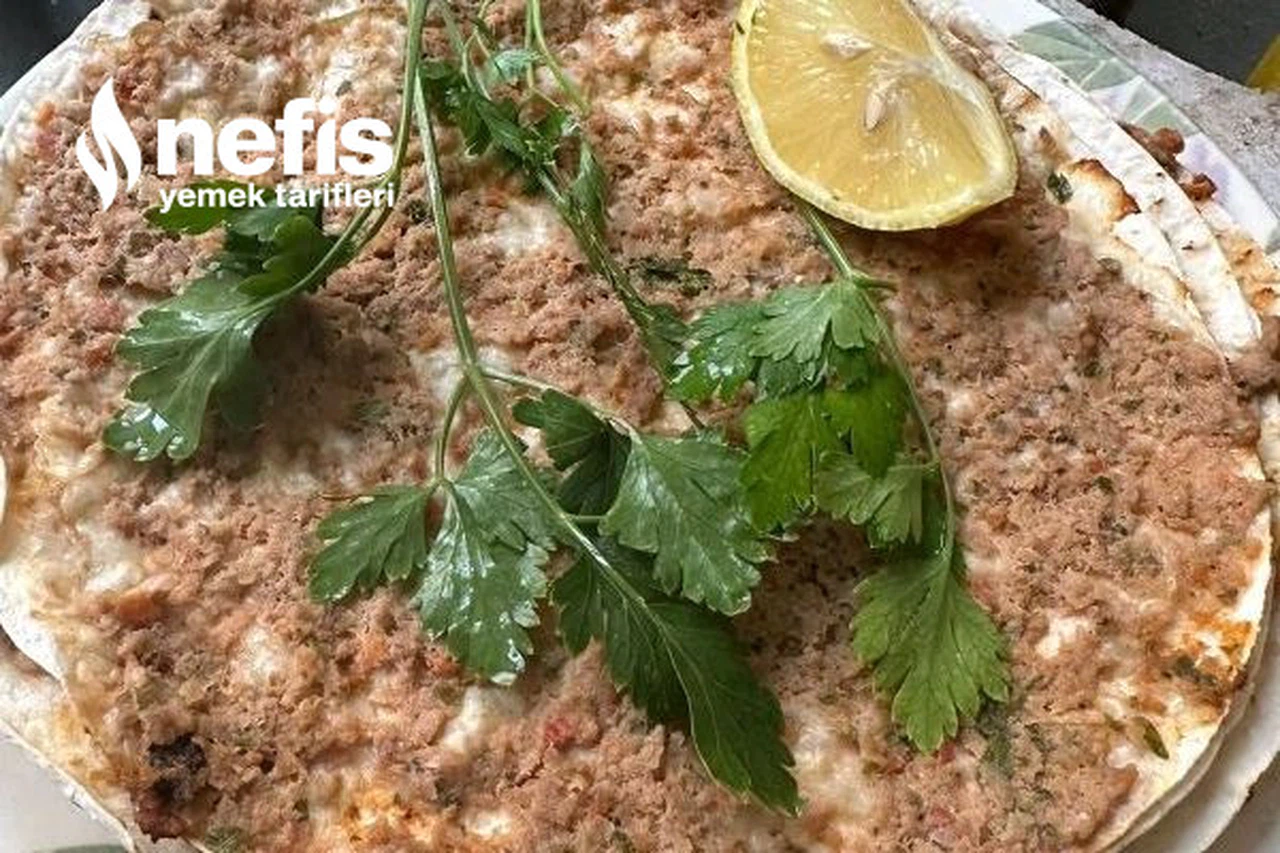 Lavaşda Kolay Lahmacun