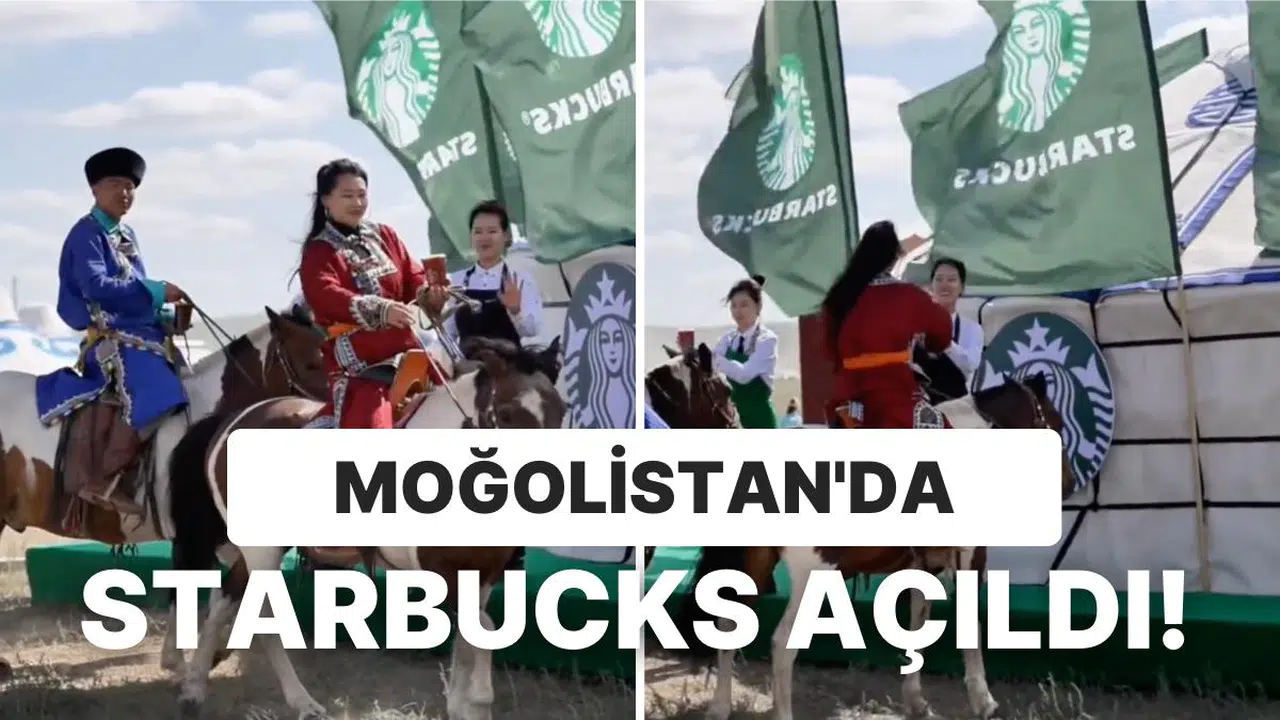Moğolistan'da Yurt Çadırı Biçiminde Starbucks Açılması Toplumsal Medyada Gündem Oldu!