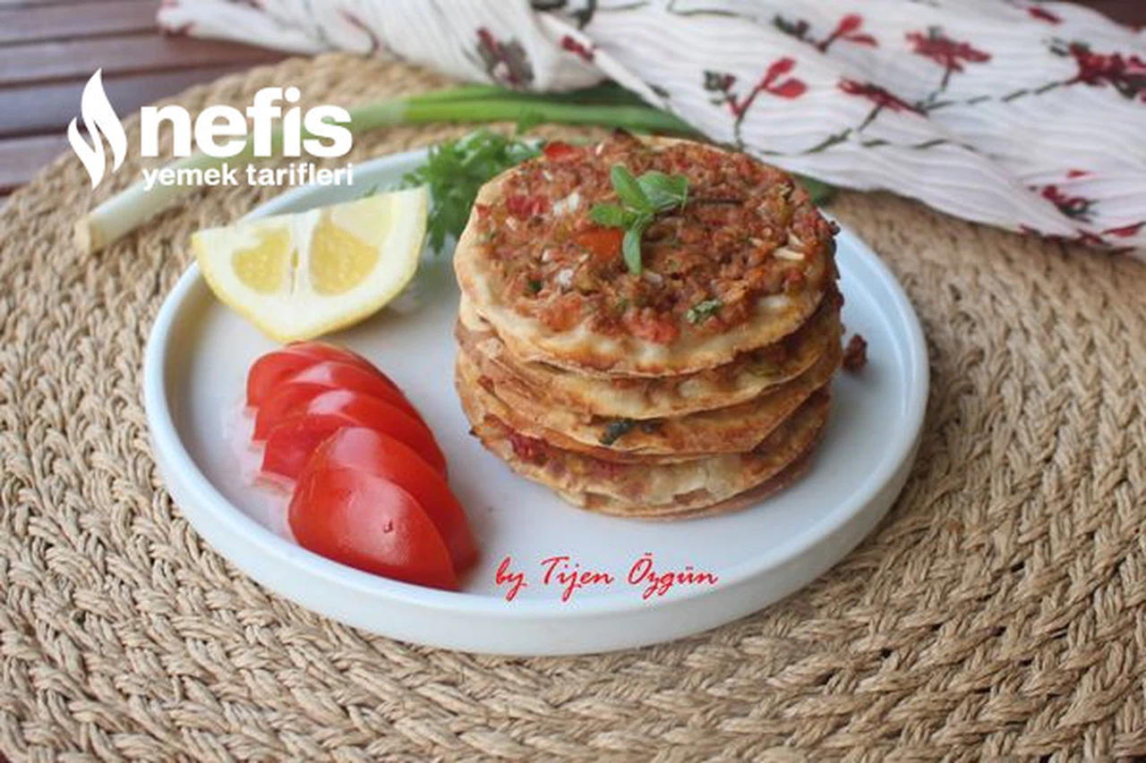 Lavaş Ekmeğinde Fındık Lahmacun