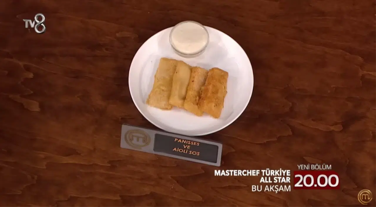 Panisses ve Aioli Sos tarifi! Masterchef Panisses ve Aioli Sos nedir, nasıl yapılır, gerekli malzemeler neler? Panisses ve Aioli Sos hangi ülkeye ait?