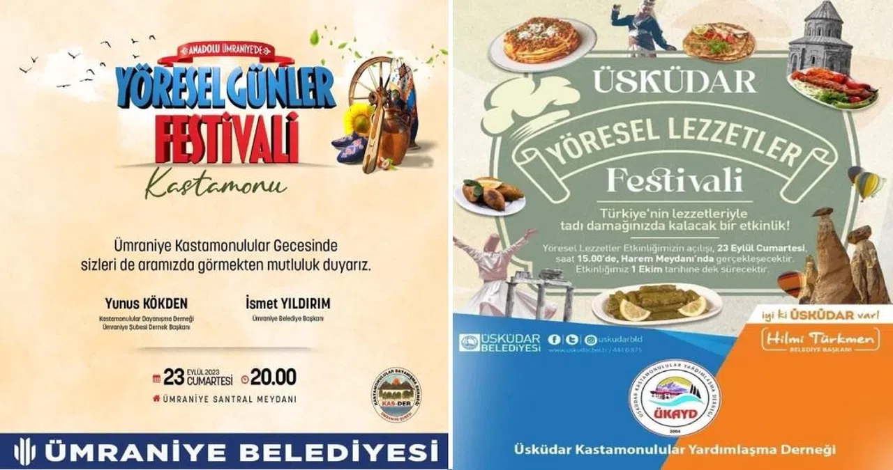 Yöresel Lezzet Festivali Üsküdar'da Başlıyor! Festival Tam 9 Gün Sürecek