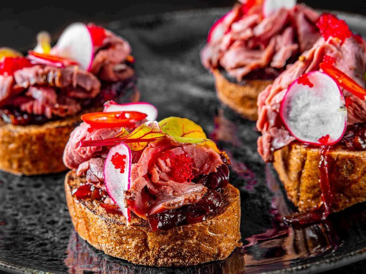 Romesco Crostini