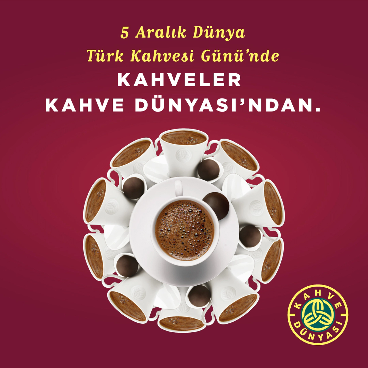 Kahve Dünyası 5 Aralık Dünya Türk Kahvesi Günü’nü Coşkuyla Kutluyor