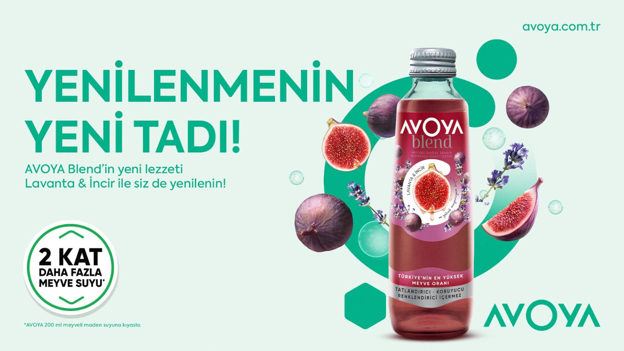 AVOYA’dan Lezzet Tutkunlarına Yeni Bir Tat: Blend İncir &amp; Lavanta