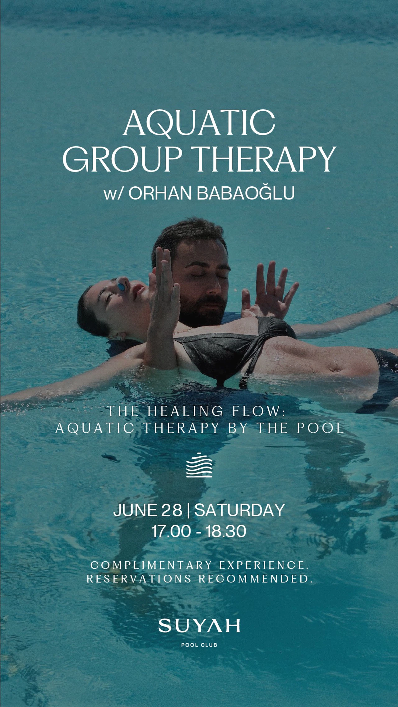 SUYAH Pool Club’ta Suyun Şifasıyla Buluşma: Aquatic Group Therapy Seansı Bodrum’da