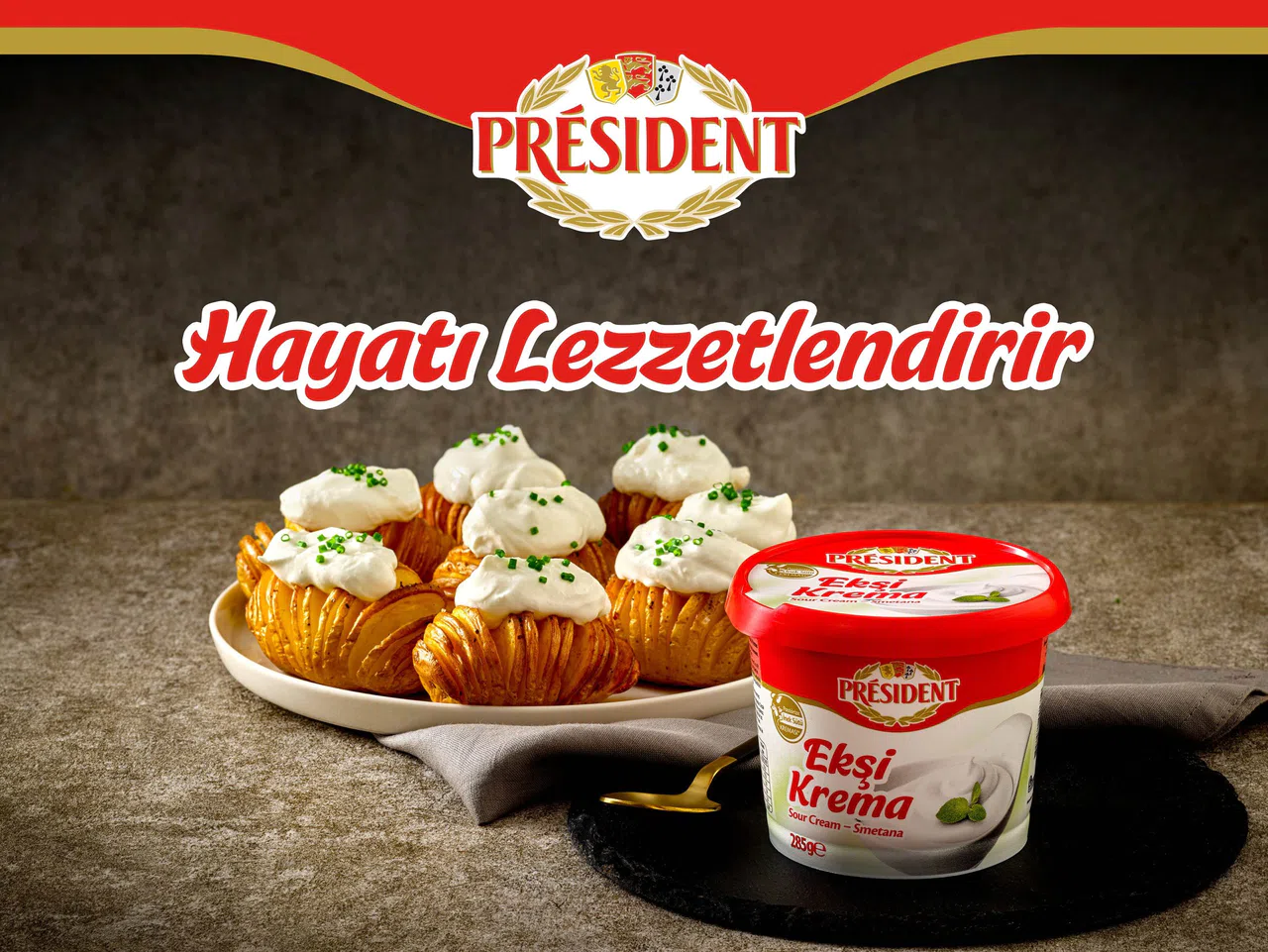 Président Ekşi Krema ile Dünya Mutfağı Evlerinize Taşınıyor