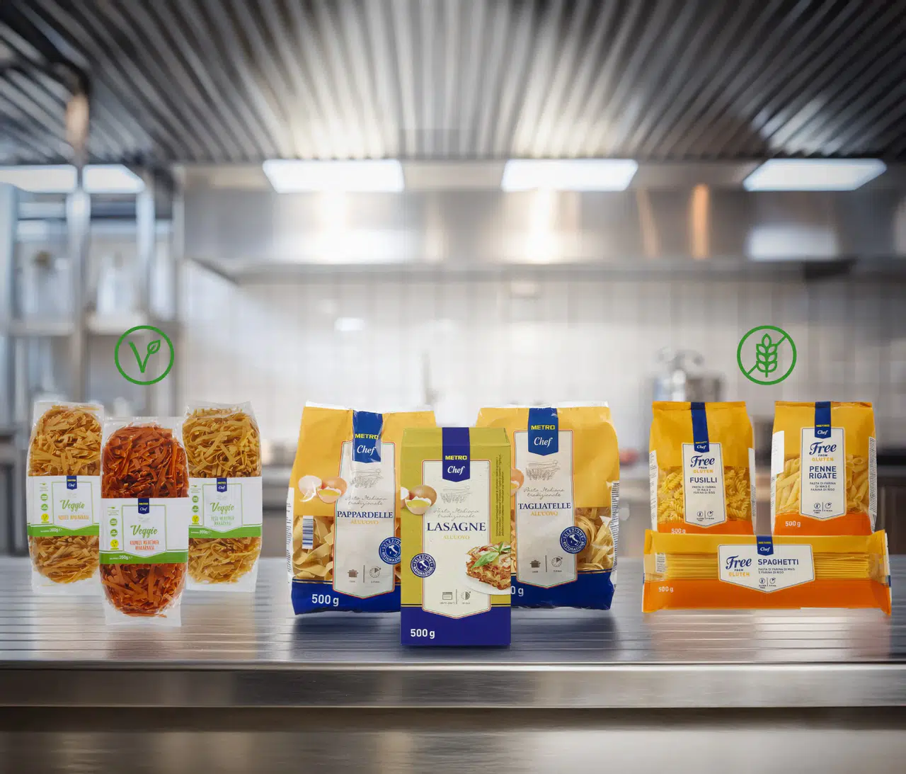 Metro Türkiye, Penne'den Pappardelle'ye Uzanan Makarna Çeşitleriyle Mutfaklara Lezzet Sunuyor