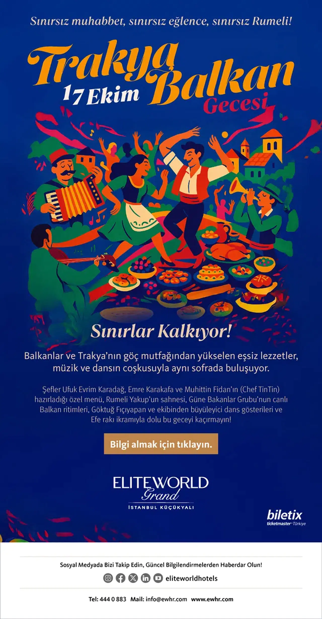 Elite World Grand İstanbul Küçükyalı, Balkan Kültürünü Yansıtan Gecelerle Misafirlerini Bekliyor!