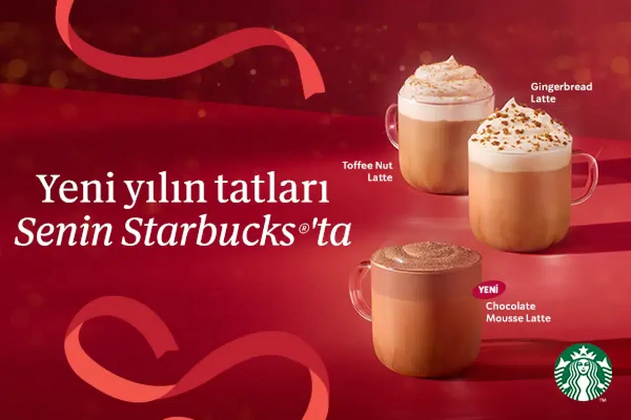 Yeni Yılın İkonik Lezzetleri  Starbucks’a Geri Döndü