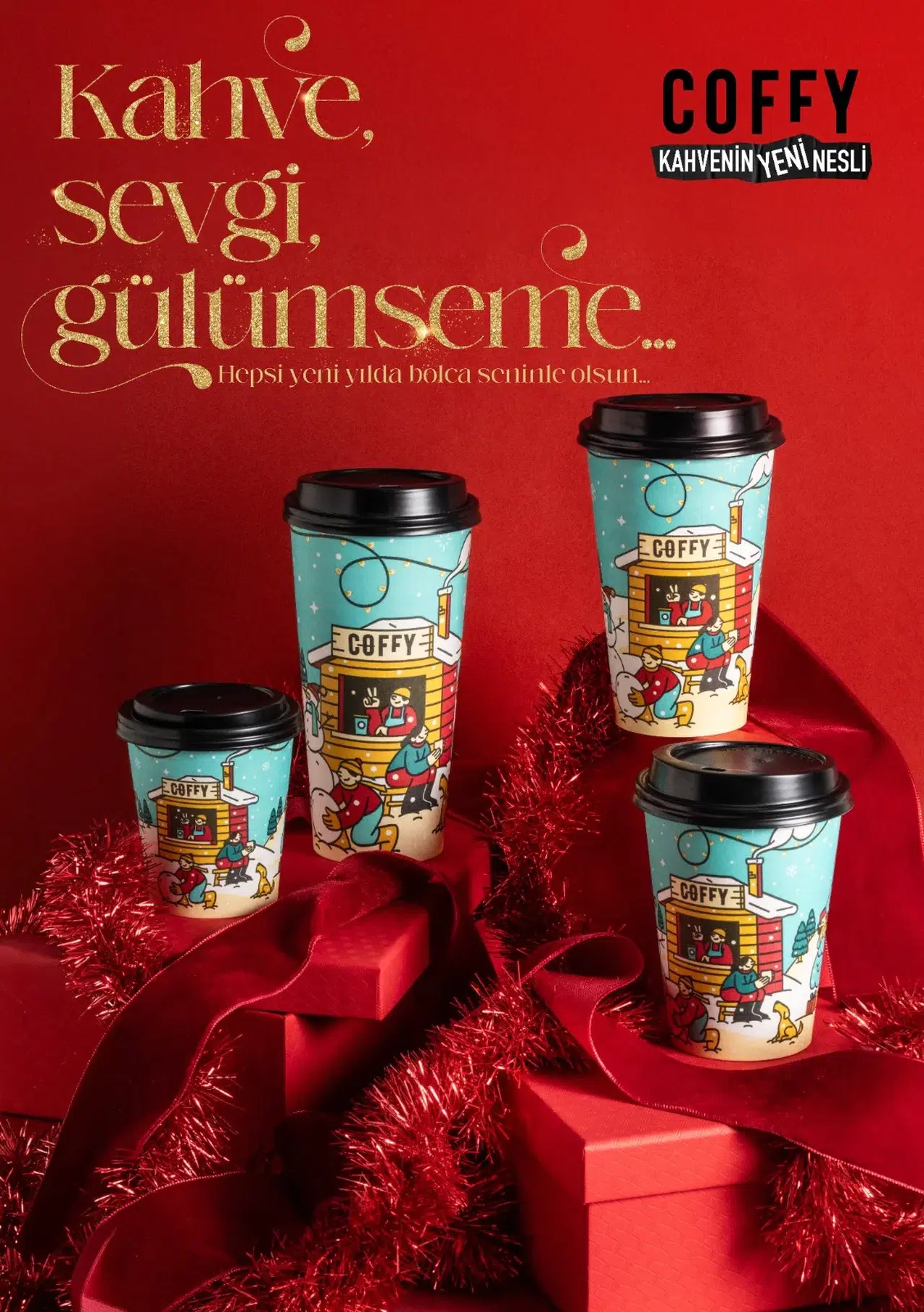 Coffy Bardakları, Yeni Yıla Renkli Bir Dokunuşla Giriyor