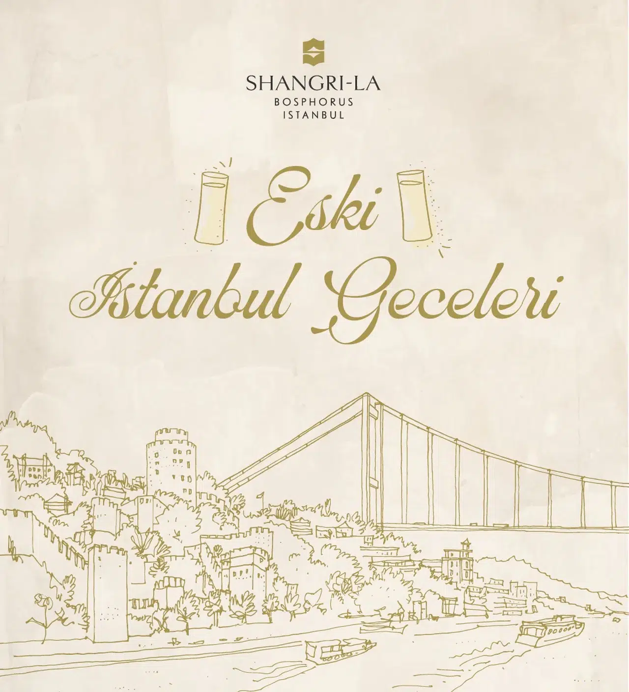 Shangri-La Bosphorus'ta Nostaljik Geceler Kapılarını Açıyor!