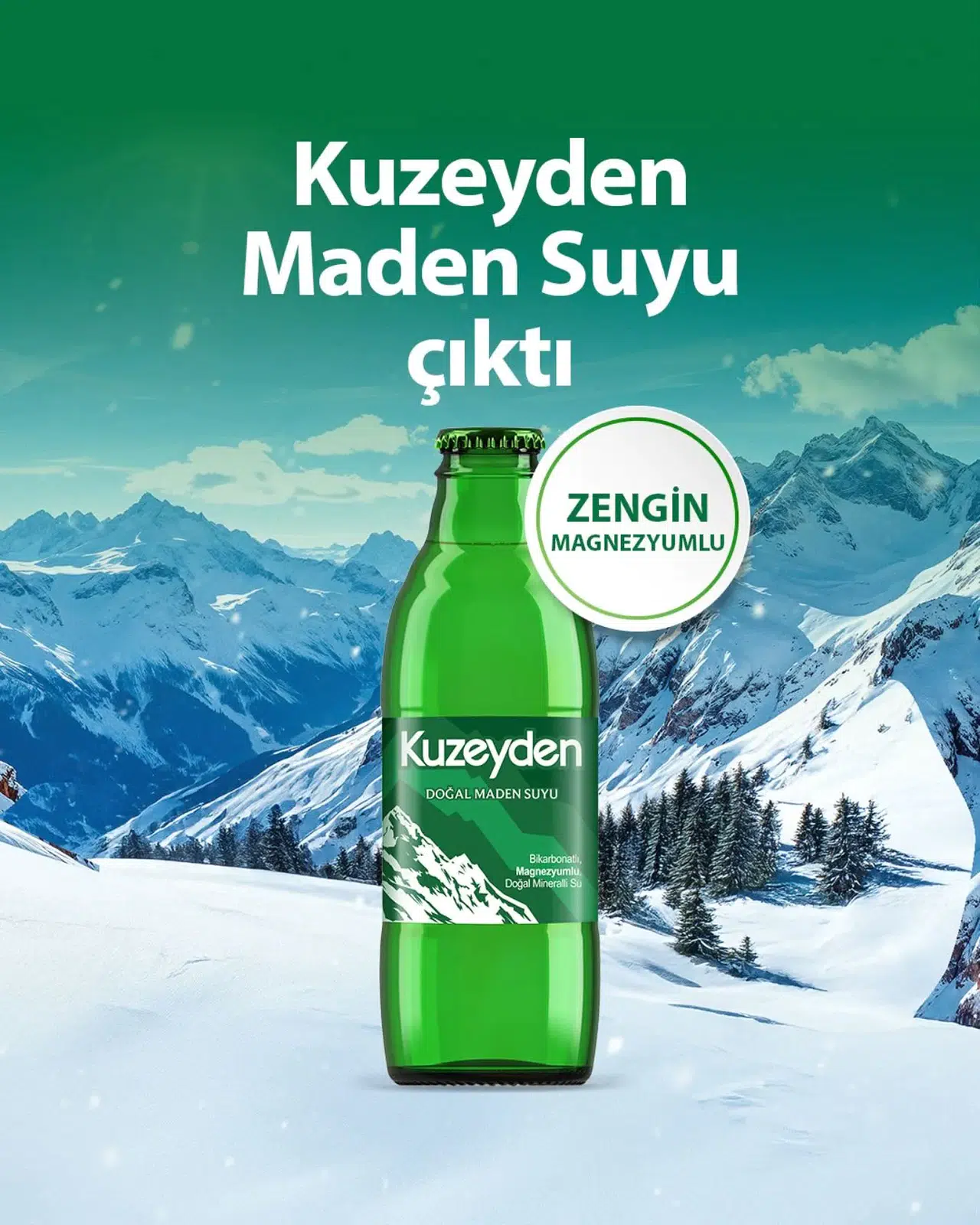 Kuzeyden, Türkiye’nin En Hafif Maden Suyu Şişesiyle Pazara Girdi