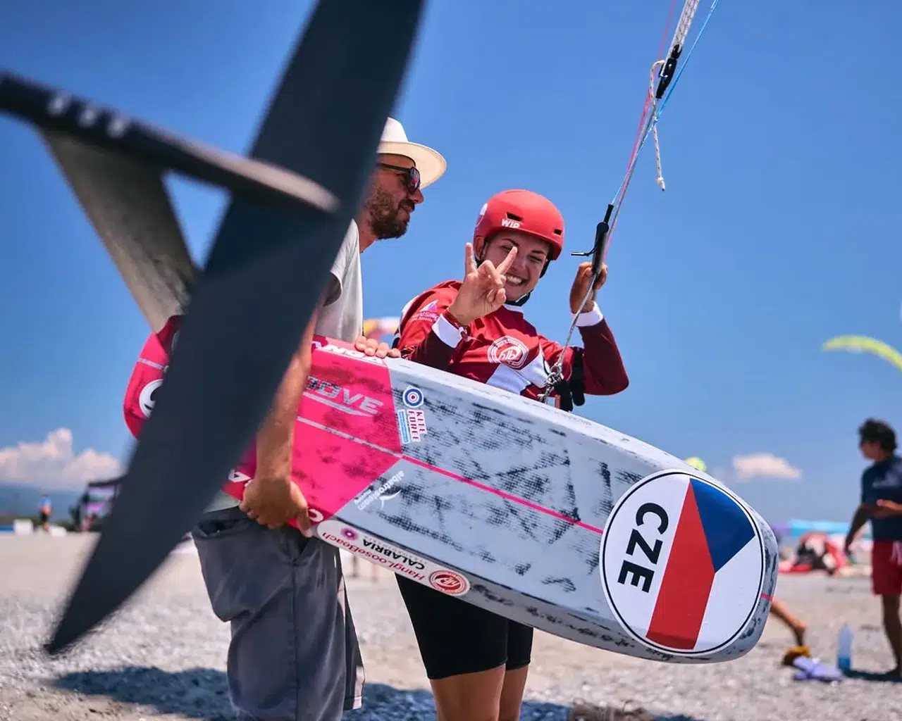 Goga Plajı'nda Kitefoil Masters Dünya Şampiyonası İçin Son Hazırlıklar Tamamlandı, Yarını Bekliyoruz!