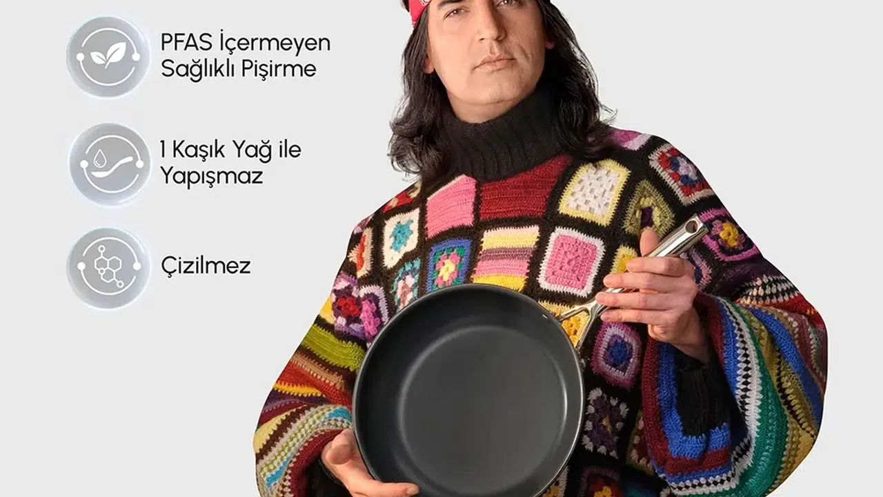 Karaca Plasma Steel 3PLY 316+ Serisinin Yeni Yüzü: Şarkıcı Çelik!