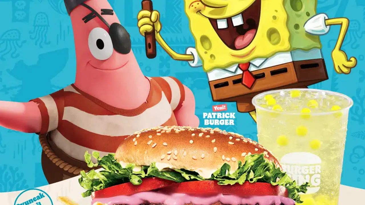 Sünger Bob Temalı Lezzetler, Burger King Menüleriyle Buluştu!
