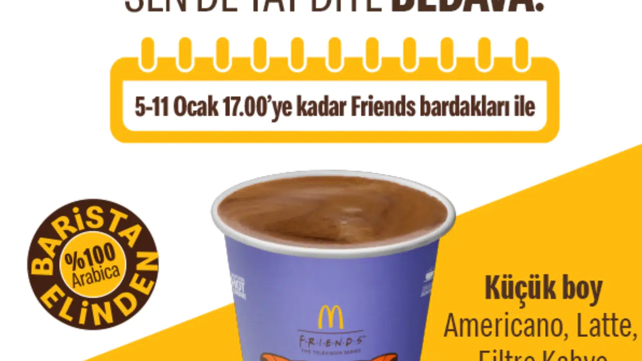 McDonald's Türkiye, Yeni Yılı Kahve Çeşitleriyle Karşılıyor!