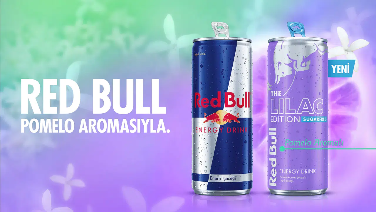 Şeker Eklenmemiş Pomelo Aromalı Red Bull Lilac Edition Marketlerde!