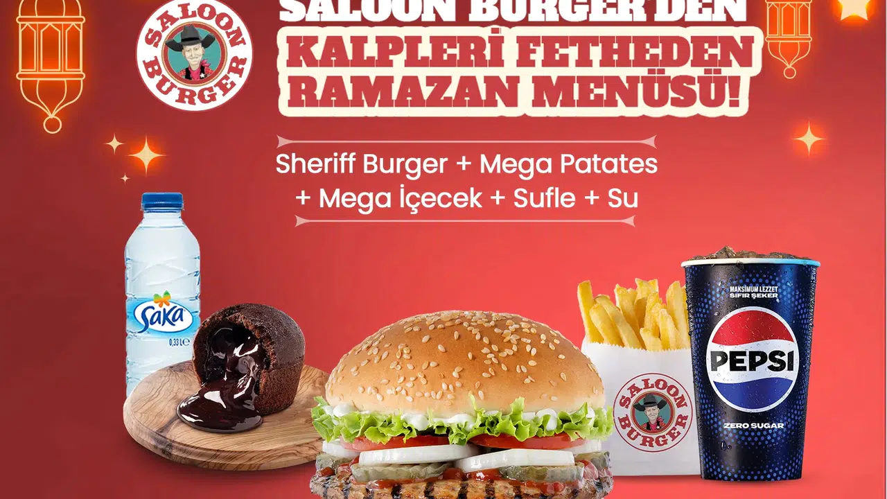 Saloon Burger'de Özel Fiyatlarla Doyurucu Menü Seçenekleri!
