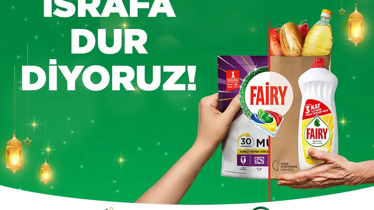 Ramazan Sofralarına Bereket Getiren Fairy, Gıda Kurtarma Derneği ve Migros'un Ortak Çabası