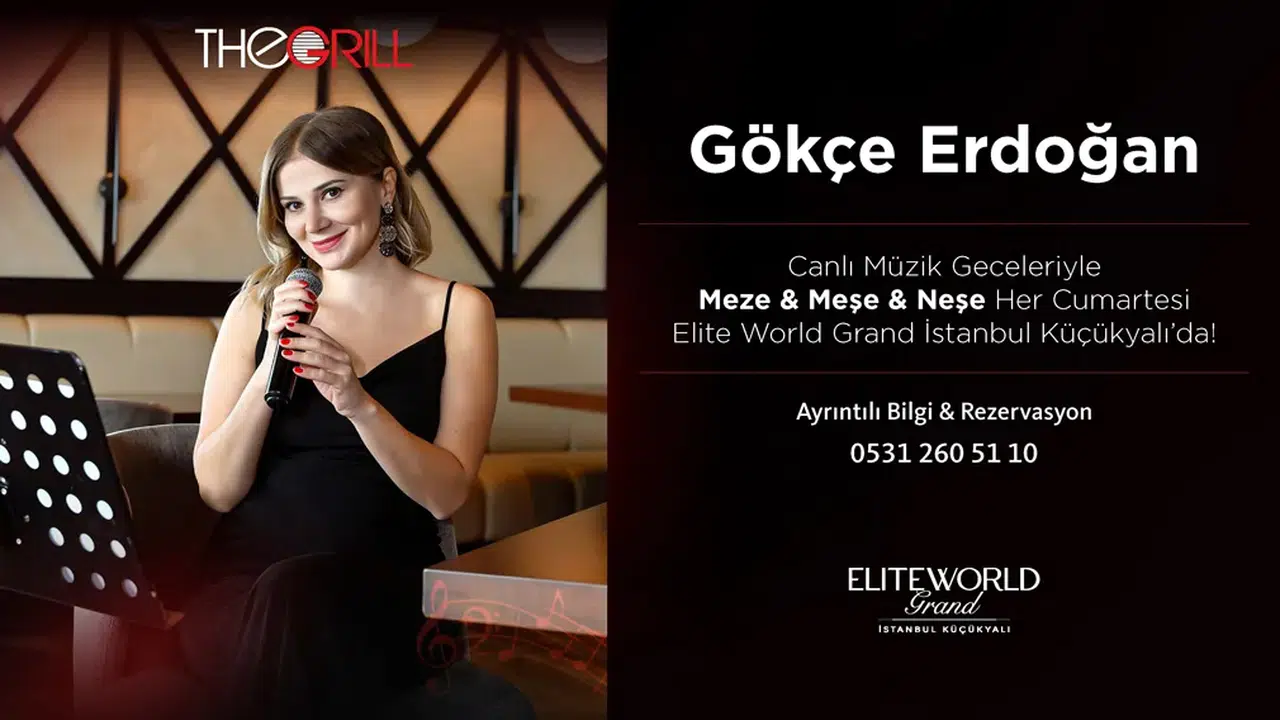 Her Cumartesi Elite World Grand İstanbul Küçükyalı'da Canlı Müzik Dinletisi Yapılacak!
