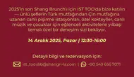 Gault & Millau'dan Onaylı "Yılın En İyi Brunch'ı" 14 Aralık'ta Shang'da!