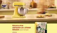 KitchenAid'ten Mutfaklara Neşe Katan Yeni Renk: Butter Stand Mikser, Şimdi 70 Tarifle Dolu Hediye Kitapla!