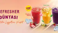 Tavuk Dünyası Yaz Aylarında Serinletici Refresher İçecekleriyle Dikkat Çekiyor!