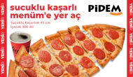 PİDEM, damakları şenlendirecek yeni lezzetini tanıttı: Sucuklu Kaşarlı Pide!