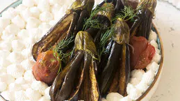 Labne Peynirli Bebek Patlıcan