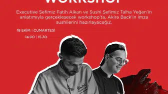 Akira Back'te Eşsiz Bir Sushi Atölyesi Deneyimi Yaşandı!