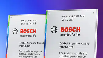 Yorglass, Bosch'tan İki Kez Küresel Tedarikçi Ödülü Alarak Başarısını Tescilledi!