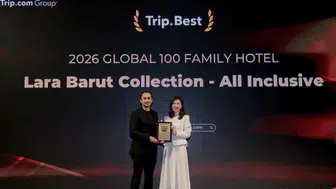 Lara Barut Collection, 2026 Yılı için "Dünya'nın En İyi 100 Aile Oteli" Ödülünü Kazandı!