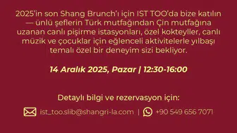Gault & Millau'dan Onaylı "Yılın En İyi Brunch'ı" 14 Aralık'ta Shang'da!