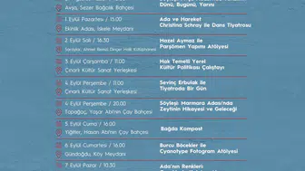 Marmara, Avşa ve Ekinlik Adaları'nda Kültür ve Sanat Etkinlikleri Başladı!