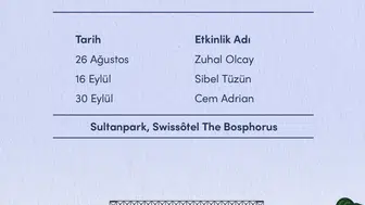 "Fibabanka Yaz Etkinlikleri Swissôtel'de: Eğlence Dolu Unutulmaz Geceler Sizleri Bekliyor!"