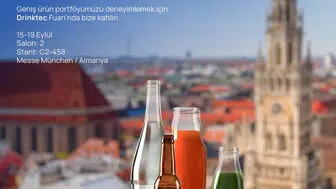 Şişecam, 2025 Yılı Drinktec Fuarı’na Hazır!
