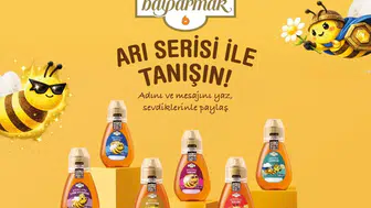 "Balparmak'tan Yenilik: Arı Karakteri ile Kişisel Serinizi Oluşturun ve Sevdiklerinizle Paylaşın!"