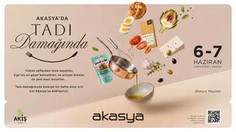 Akasya'da Şehir Lezzetleriyle Dolu Yeni Bir Gastronomi Festivali Başlıyor!