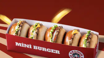 Saloon Burger'dan Kararsızlıkları Ortadan Kaldıran Yeni Tat: Mini Burger Mix!