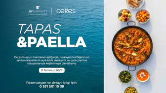 İstanbul'da İspanyol Esintileri: Ceres Restoran'da "Tapas & Paella" Akşamları Start Alıyor!