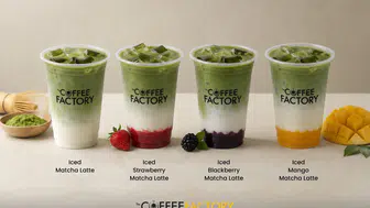 Coffee Factory, Yaz Menüsünde Ferahlatıcı Matcha Alternatifleriyle Karşınızda!