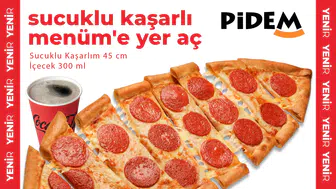 PİDEM, damakları şenlendirecek yeni lezzetini tanıttı: Sucuklu Kaşarlı Pide!