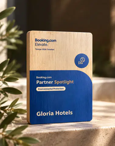 Gloria Hotels & Resorts, Booking.com'dan Çevre Dostu Olma Başarısıyla Ödüllendirildi!