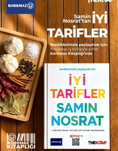 Korkmaz, Samin Nosrat'ın Yepyeni Kitabını Okurlara Tanıtıyor!