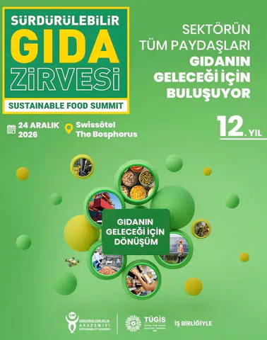 Gıda Alanında 12. Sürdürülebilir Gıda Zirvesi Kapılarını Açıyor