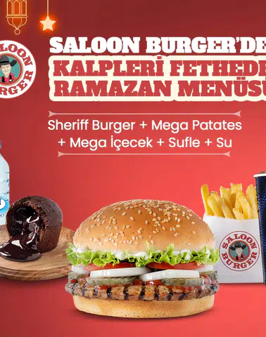 Saloon Burger'de Özel Fiyatlarla Doyurucu Menü Seçenekleri!