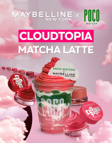 Maybelline New York ve POCO Matcha'dan Nahif Bir İş Birliği: Cloudtopia Allıklar, Matcha'nın Köpük Dokusuyla Buluştu!