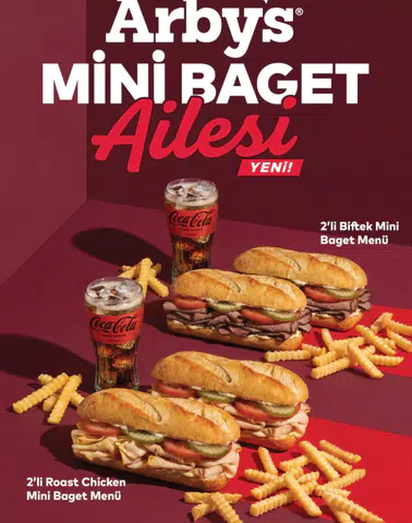 Arby’s'ten Küçük Boyut, Büyük Tat: Yeni Mini Baget Ailesi Tanıtıldı!